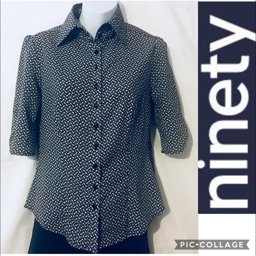 3 for$15🍒NINETY 3/4 SLEEVE BLOUSE